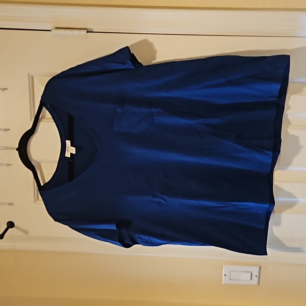 Style & Co Teal blue Pocket tee Size 3x